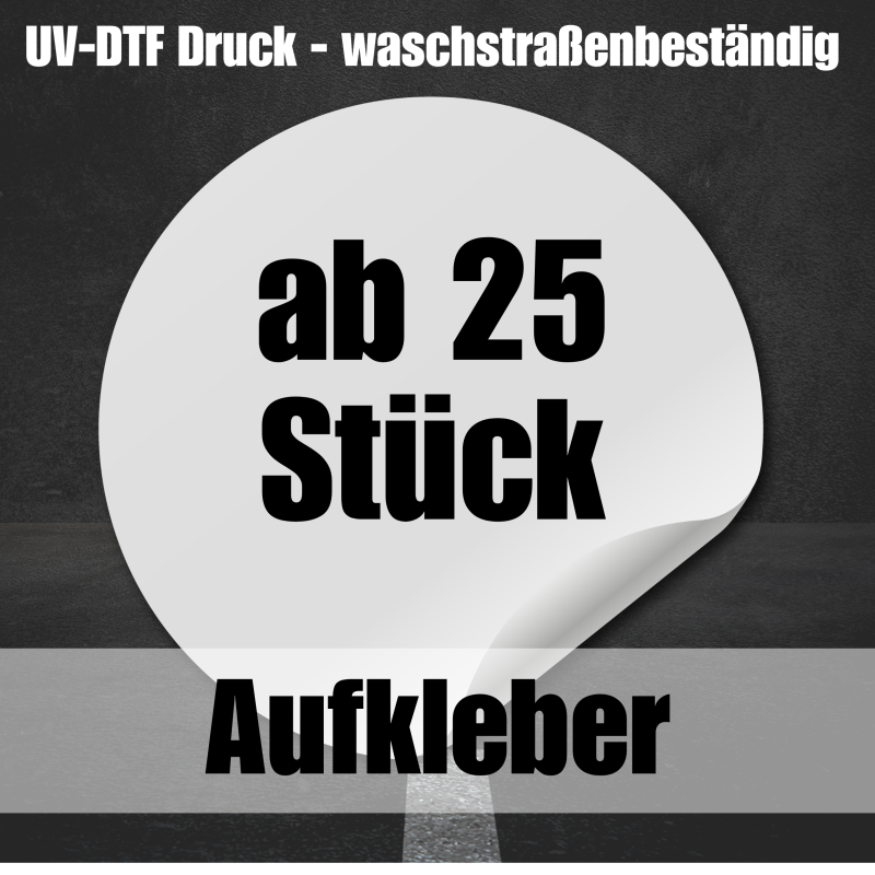Aufkleber Druck