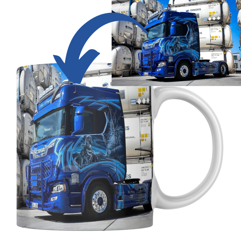 Fototasse LKW